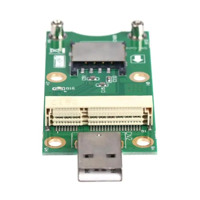 Mini PCI-E to USB Adapter with SIM 8 Pin Card Slot for WWAN/LTE Module