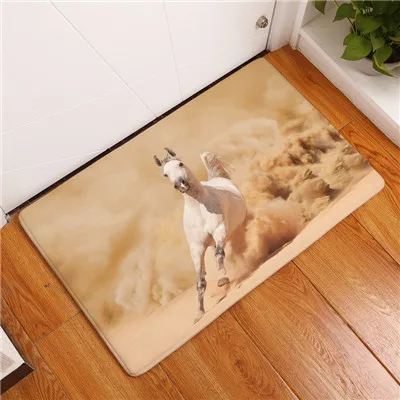 5 Модный стиль Majestic Horse Print ковры противоскользящие напольные коврики уличные ковры прозрачные коврики для передней двери - Цвет: 5