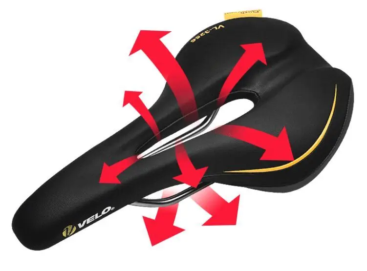Velo VL-3256 седло для велосипеда selle MTB седло для горного велосипеда удобное сиденье для велоспорта супер-мягкая подушка для сидения запчасти только 298 г