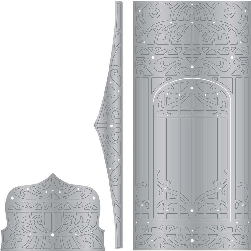 Кружевная клетка Подарочная коробка рамка металлические режущие штампы