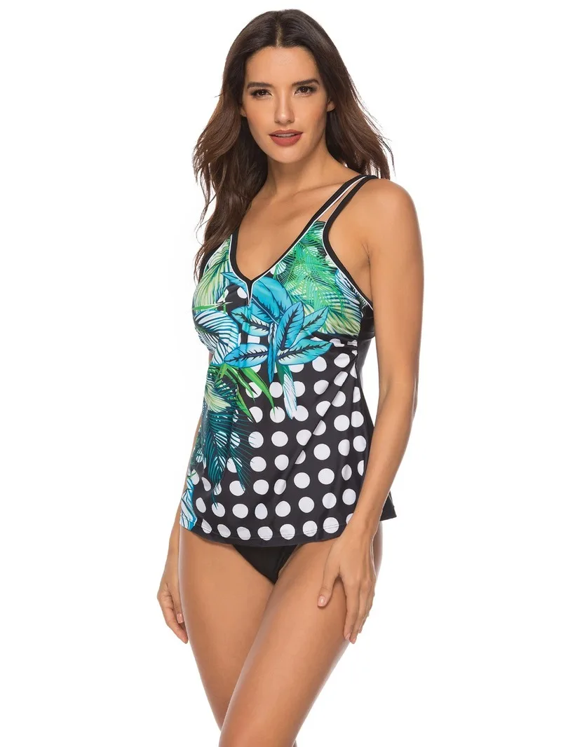 Женский купальный костюм шорты Танкини с низкой талией два купальных костюма