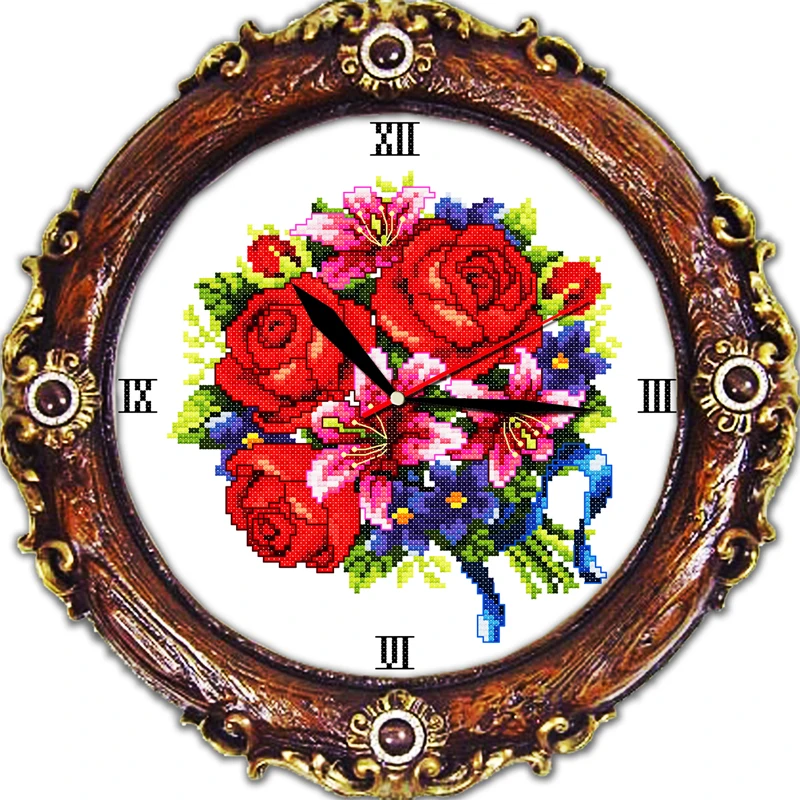 

Aromatic overflowing(1) cross stitch kit 14ct 18ct count canvas wall stitches embroidery DIY handmade needlework plus