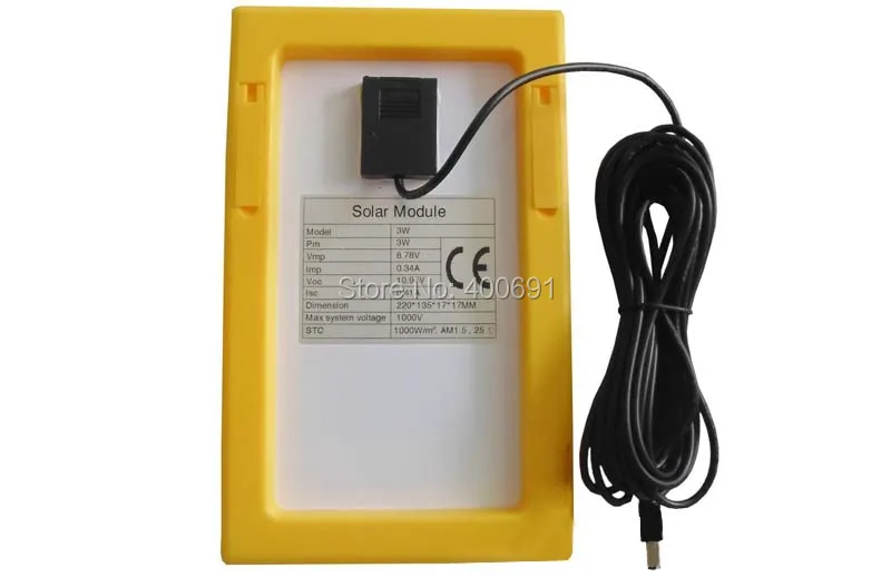 3 Вт система солнечной энергии портативный солнечный генератор для