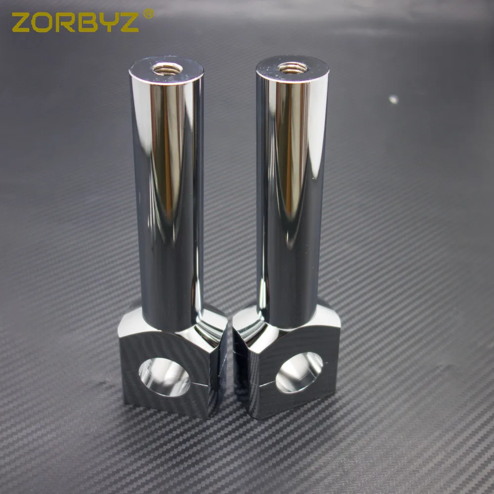 ZORBYZ 1 &quot25 мм хромированные мотоциклетные рулевые стойки балки зажим для Harley Honda