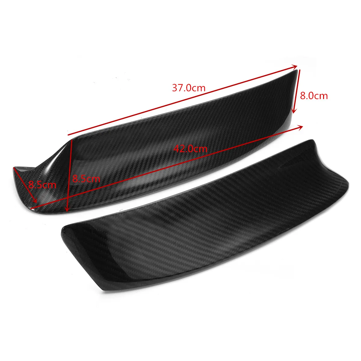 

1Pair Racing Carbon Fiber Style Front Bumper Lip Diffuser Splitters Canard Splitter Air Vent Cover Trim for BMW E46 M3 1999-2006
