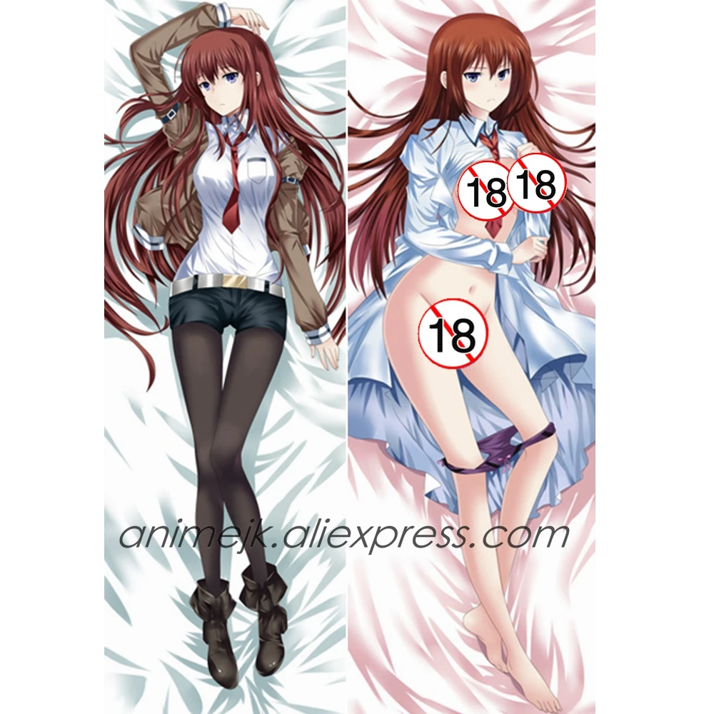 Аниме JK Steins Gate Makise Kurisu Кристина Dakimakura тела подушку Чехол Hug Наволочка Чехол домашнего декора кровати