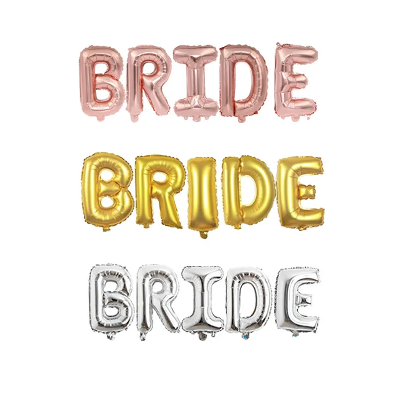 16 дюймовые золотые серебряные розовые невеста TO BE XOXO LOVE BABY TEAM BRIDE надпись