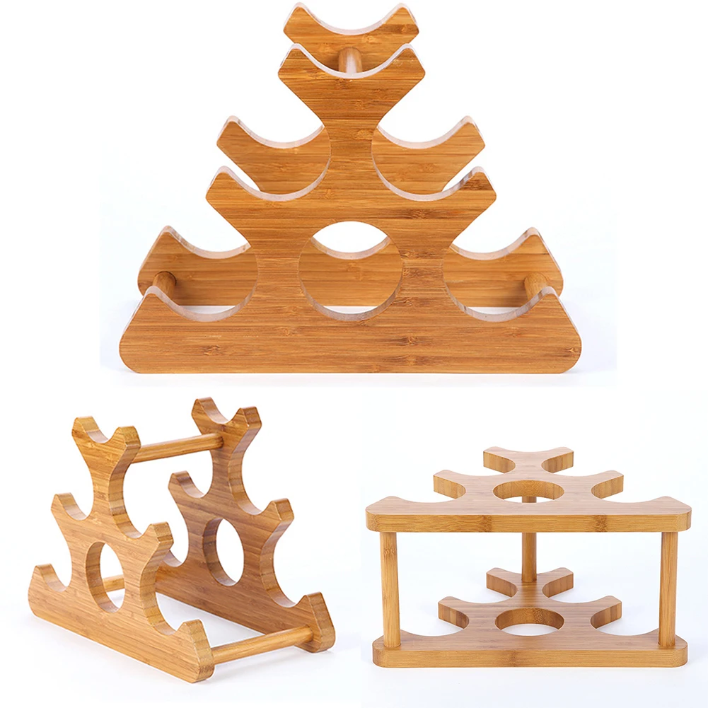 Винный Стеллаж Деревянный кухонный Органайзер держатель столешницы домашний