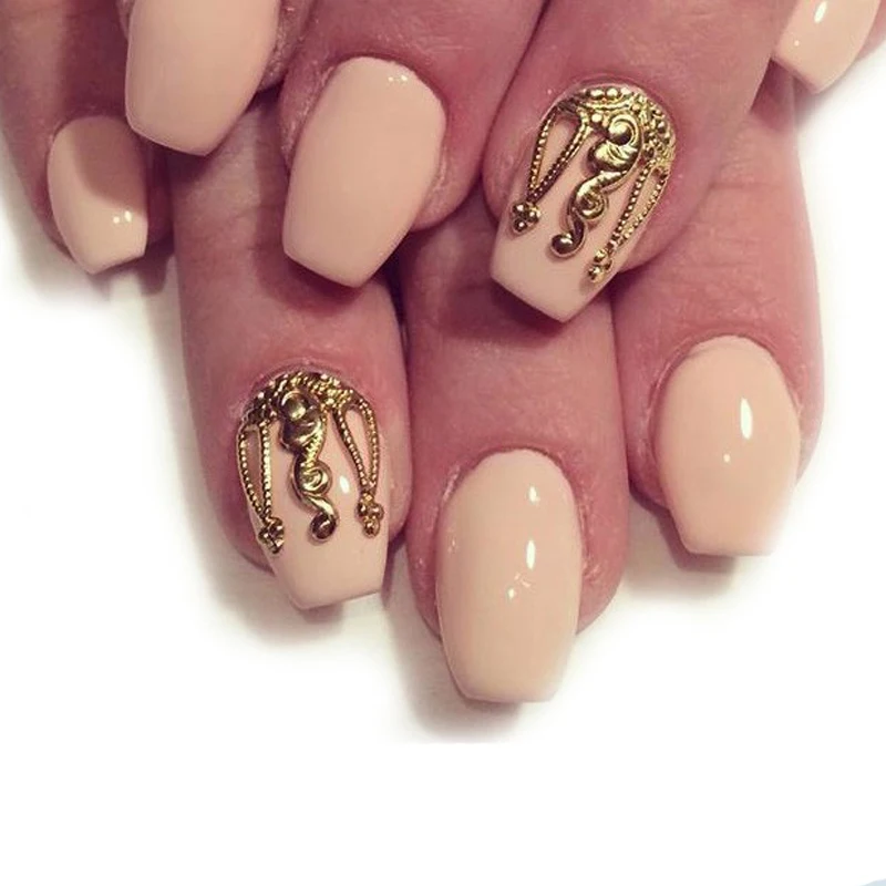 50 шт. украшения для ногтей Модный 3D Блеск гель лака французские подвески