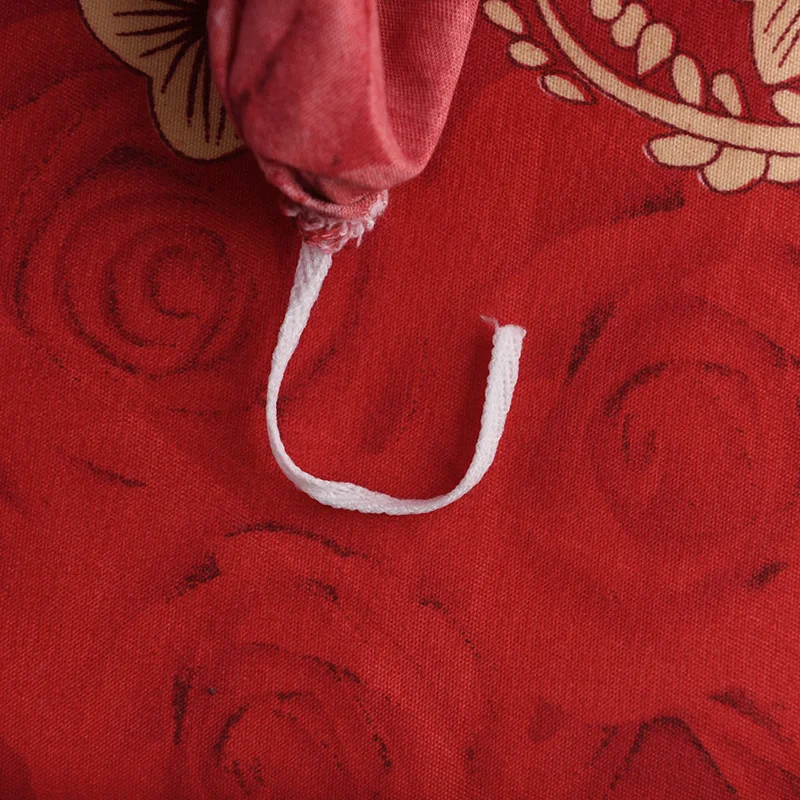 Большой красный рисунок полиэфирное волокно пододеяльник одеяло/одеяло чехол с