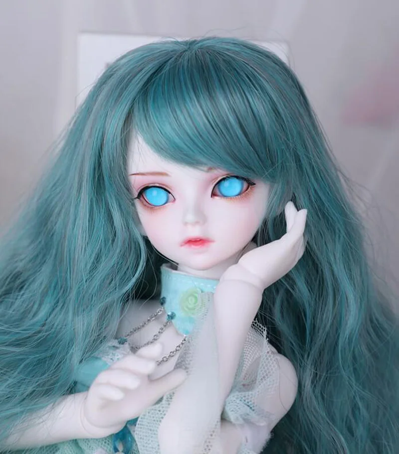 Кукла 1/4 BJD SD модная симпатичная Rico Fish Mermaid шарнирная Reborn Model кукла с глазами для