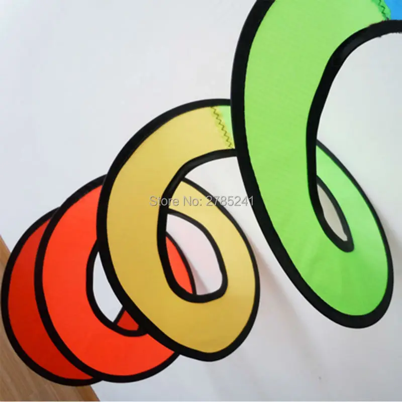 5ft windsocks ripstop нейлон крыло Воздушные змеи спирали цвет длинный хвост игрушки|kite