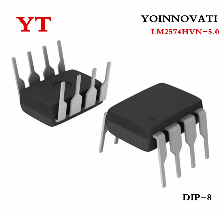 25 шт./лот LM2574HVN 5.0 LM2574 DIP8 IC лучшее качество|Интегральные схемы| |