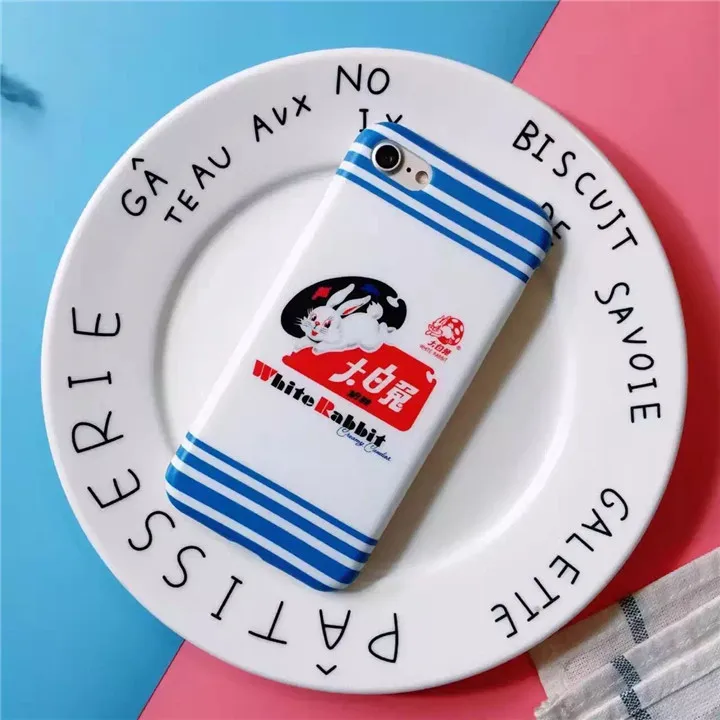 Сувон Акико с разделом белый кролик сахар shell для iphone7 телефон оболочки Apple 6/6 s plus