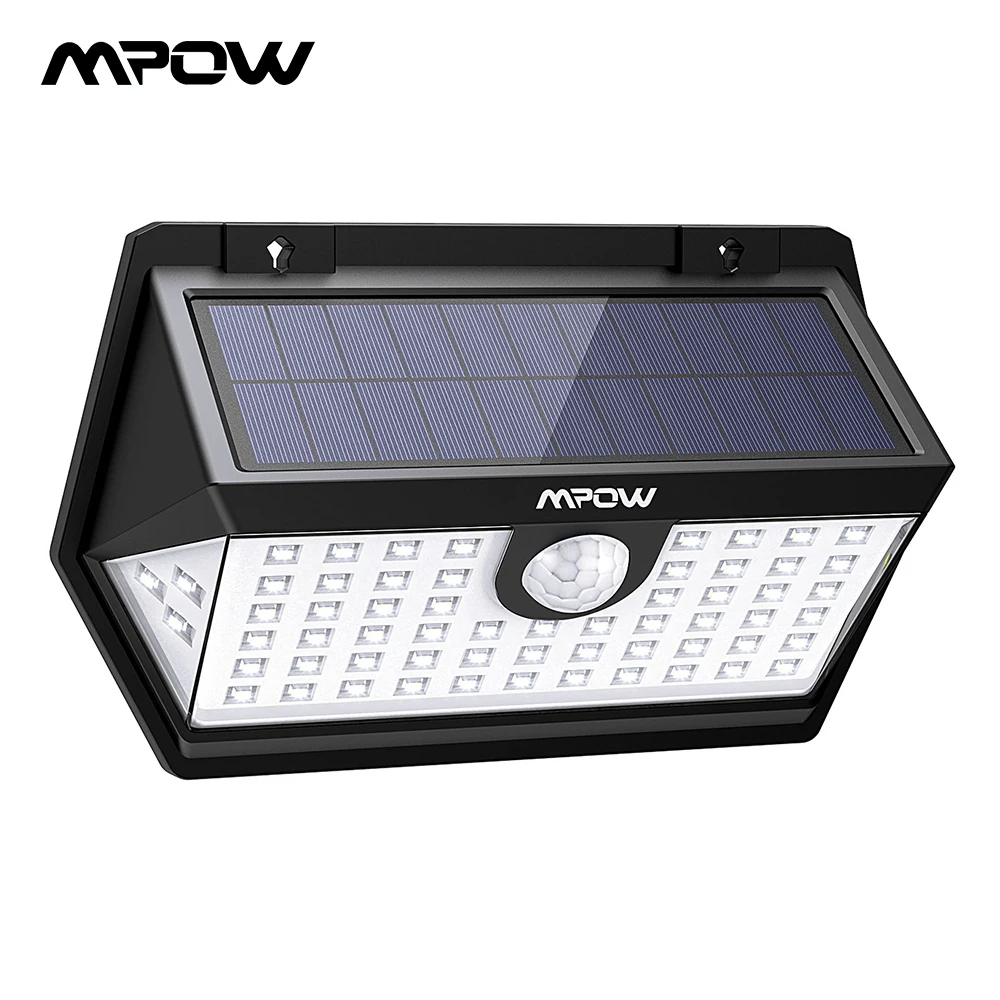 Mpow CD183 63 светодиодный солнечный открытый свет/лампа с 3 регулируемыми моделями IP65