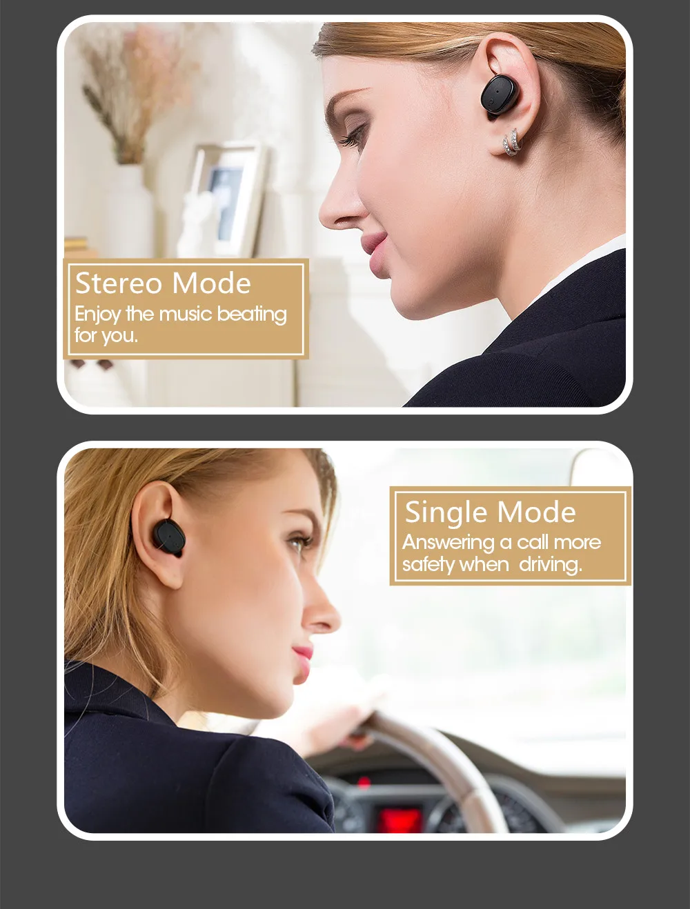 Dacom S030 Громкая связь наушник в ухо стерео гарнитура мини беспроводные bluetooth наушники для телефона