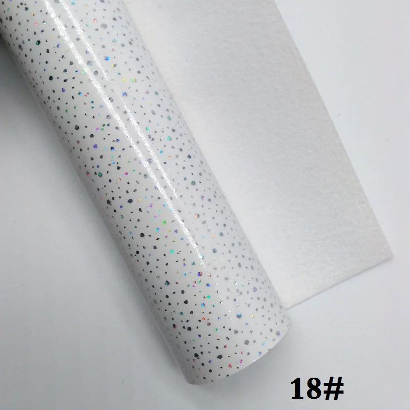 Glitterwishcome 21X29 см A4 размер винил для бантов Радужное тиснение Алмазная кожа Fabirc искусственная кожа листы для бантов, GM300A - Цвет: 18