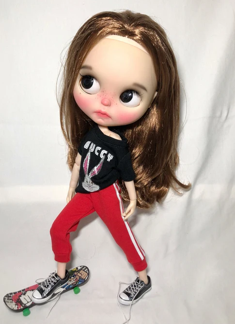 T02-X582 Blyth Кукла Одежда 1/6 куклы аксессуары azone ручной работы одежда Спортивные штаны футболка