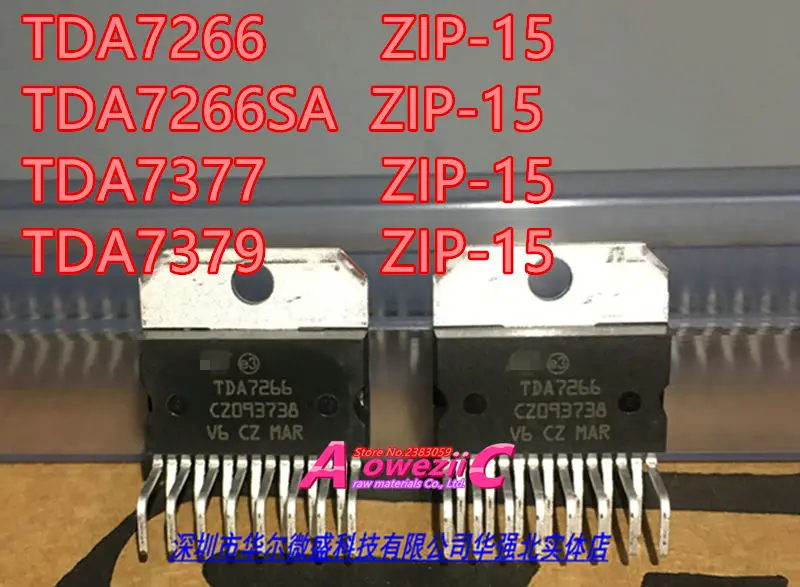 Aoweziic 2018 + 100% новый импортный оригинальный TDA7266 TDA7266SA TDA7377 TDA7379 ZIP 15 аудио усилитель