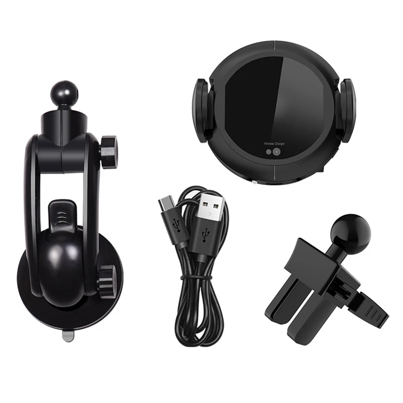 

Wireless Car Charger Automatic Infrared Sensor Car Holder Fast Charger For iPhone X 8 Plus Samsung S8 S9 Plus S6/S7 Edge xiaomi