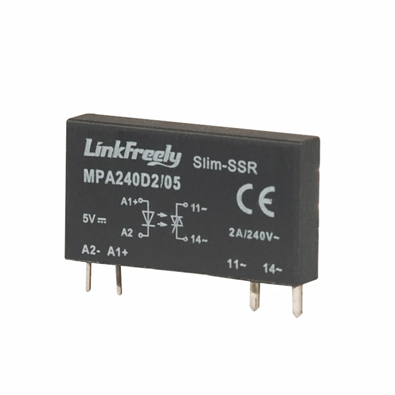 MPA240D2/05 4 вывод pcb микро реле напряжения переключатель модуль 5 В DC в 240VAC/2A выход, умный Авто DC AC SSR твердотельные реле банк