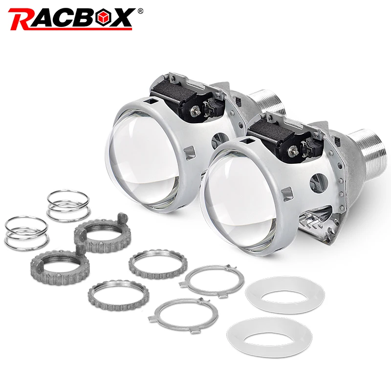 D2 D4 RACBOX 2 шт. 3,0 дюйма Автомобильные фары HID Bi-xenon для Hella 5 объектив проектора замена фары Модифицированная D1S D2S D3S D4S лампа - Цвет: D2 D4
