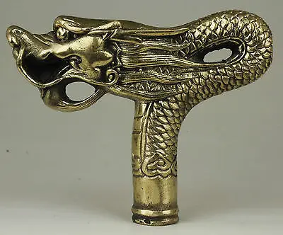 Китайская ручная работа Резной орнамент из латуни с китайским драконом Статуи