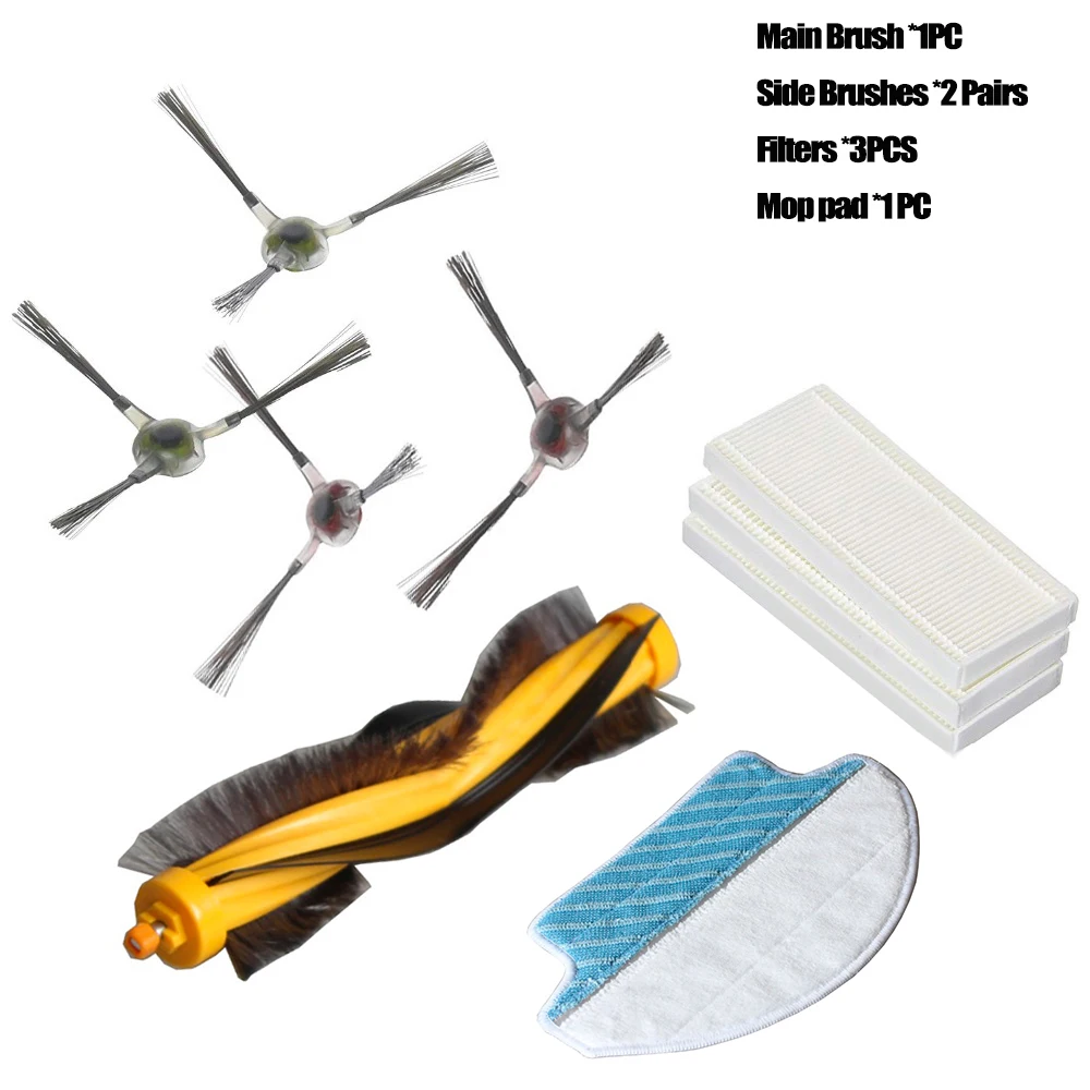 Кабельный тестер кабеля 8 шт. боковая щетка основной щетки фильтр заменить Для