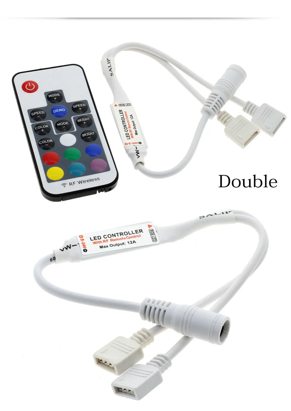 Пульт дистанционного управления для светодиодных лент RGB DC 12 В 17 клавиш