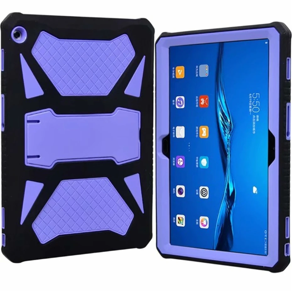 Для huawei MediaPad M5 Lite 10 10,1 ''сверхмощный противоударный защитный чехол для huawei M5 Lite 10 BAH2-W19/L09/W09 чехол с подставкой