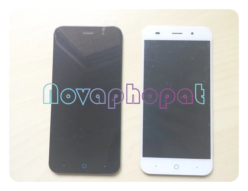 Novaphopat Черный сенсорный экран для ZTE Blade X7 D6 V6 Z7 T660 T663 ЖК дисплей с сенсорным экраном