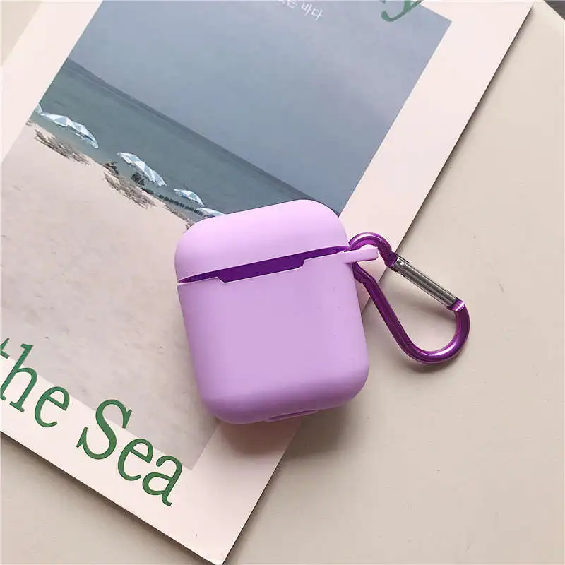 Ударопрочный ТПУ Силиконовые контейнеры Защитные чехлы для Apple Airpods Box для Airpods чехол для Air Pods простые наушники