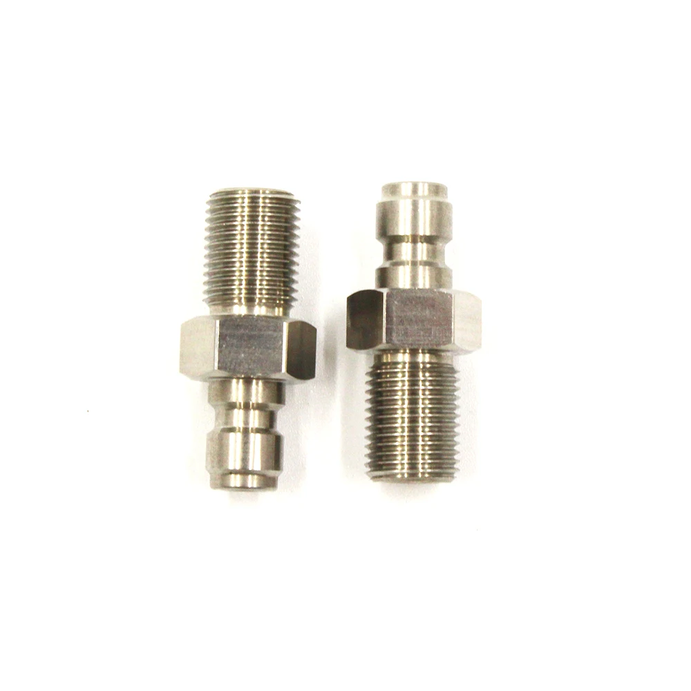 QUPB PCP Пейнтбол 8 мм быстрая муфта вилка из нержавеющей стали 1/8 ''BSPP Мужской PTP009