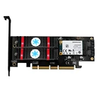 Райзер BTBcoin NVME M.2 NGFF MSATA SSD PCI Express PCI-E PCI E PCIE на M2 адаптер M.2 Райзер M2 SATA адаптер M.2 SSD охлаждение