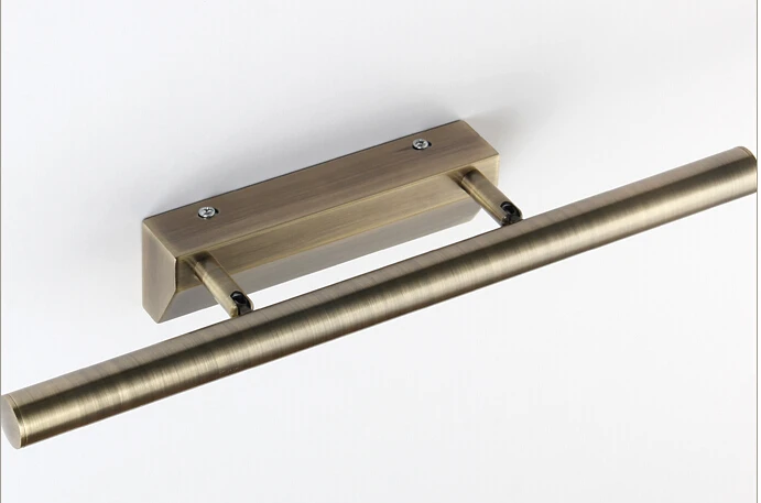 Бесплатная доставка бронзовый светодиодный зеркальный светильник для ванной