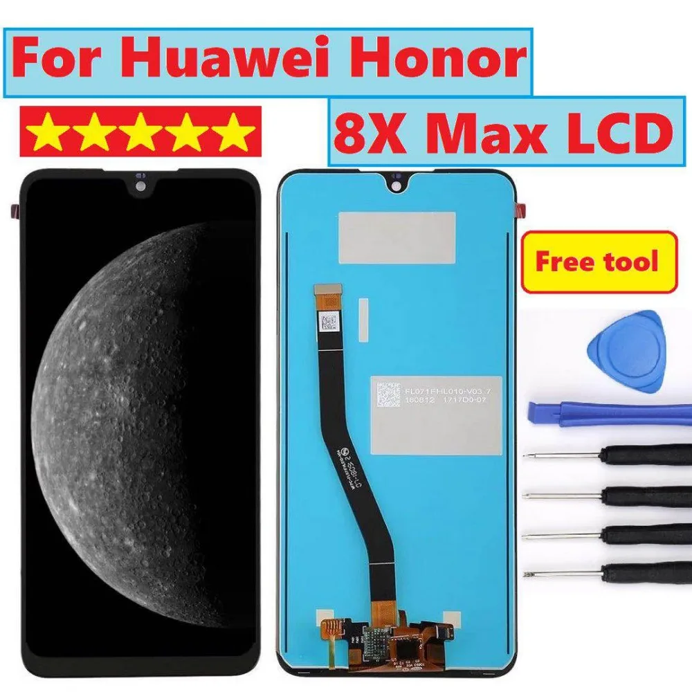 Для huawei Honor 8X Max ЖК дисплей с сенсорным экраном дигитайзер сборка для MAX экран