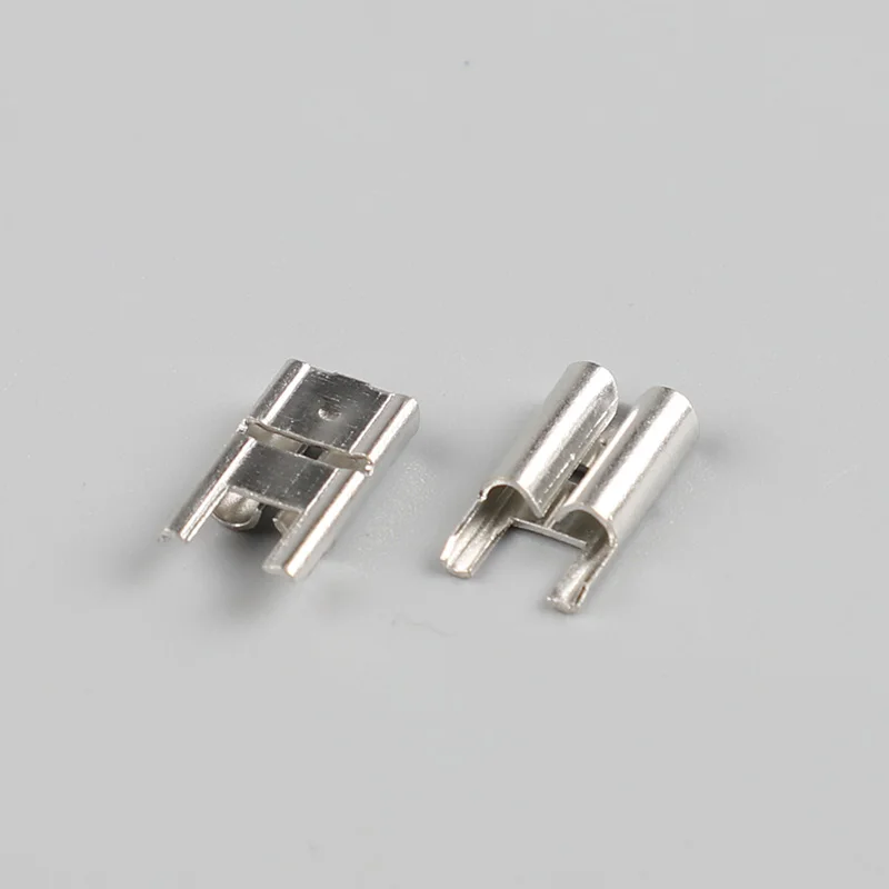 100pcs4. 8 вставные штепсельные Пружинные клеммы PCB тип пайки толщина 0,4, 187 ПХБ сварочные листы