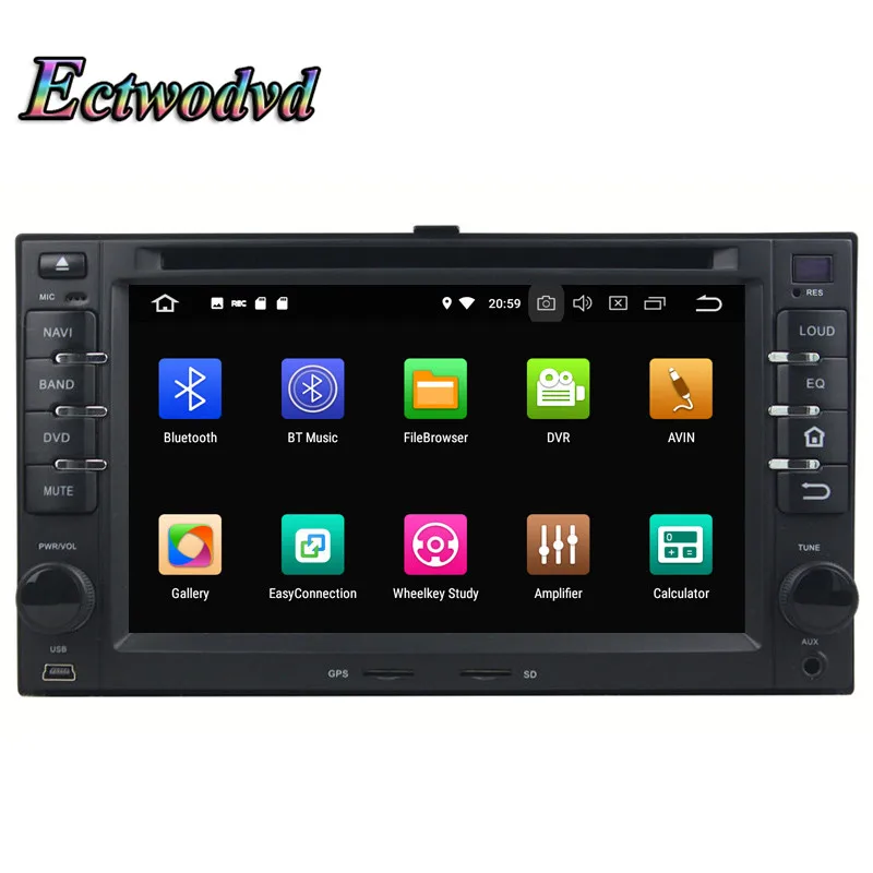 Ectwodvd Восьмиядерный 4G + 64G Android 9 0 Автомобильный мультимедийный dvd плеер