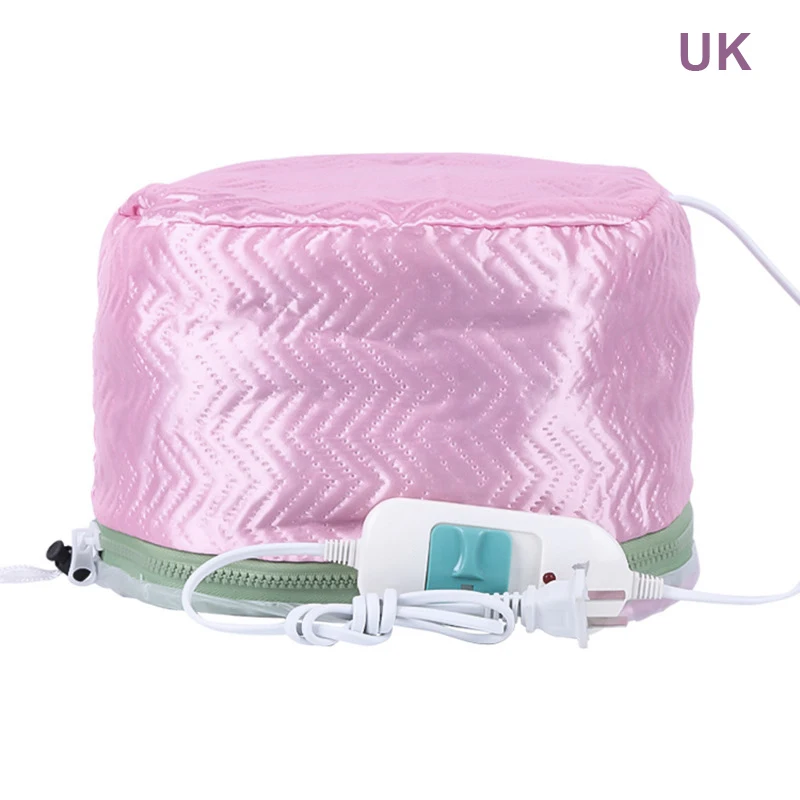 UK Plug Электрическая маска для волос, запекающая Крышка для масла, термообработка, контроль температуры, защита для волос, отпариватель, крышка MH88 - Цвет: UK Plug