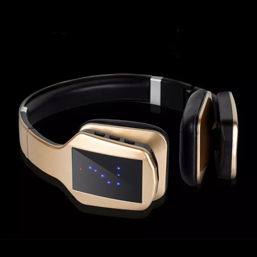 TORTOYO S650 беспроводные наушники Bluetooth гарнитура стерео наушники с микрофоном светодиодный fm-радио для смартфонов компьютер