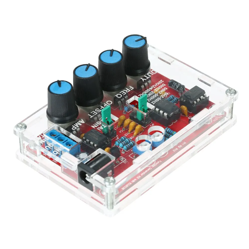 Генератор сигналов DIY Kit функциональный генератор синтезатор 5 Гц ~ 400 кГц