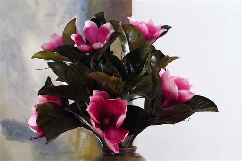 Искусственные латексные цветы настоящие на ощупь свадебный букет искусственные