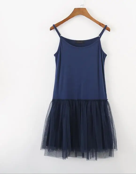 Базовое платье не бретелях - Цвет: navy blue