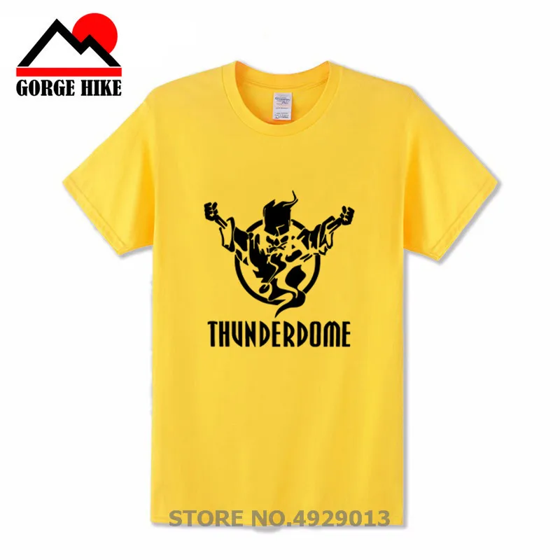 Мужская футболка с короткими рукавами Thunderdome хлопковая коротким рукавом и