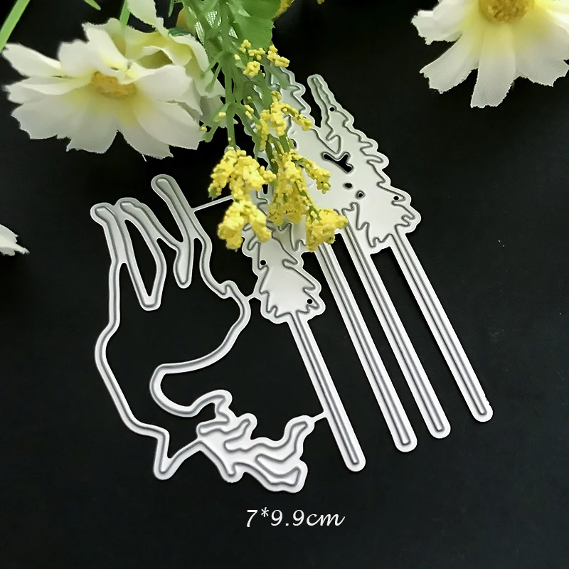 Рождественская елка олень металлическая резка штампы для скрапбукинга DIY альбом