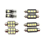 Комплект светодиодных ламп для внутреннего освещения, 12 В, 8 шт., для AUDI A4 B6 8E J1 2001-2004
