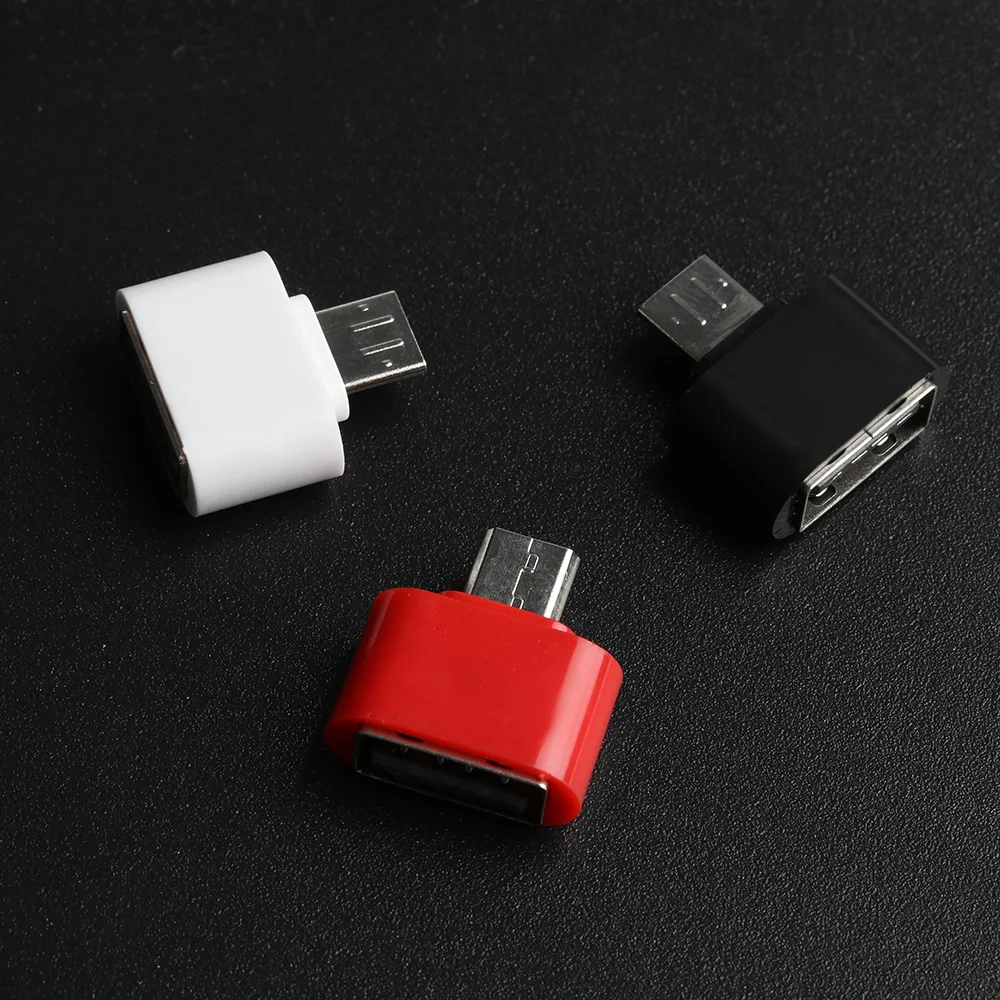 1 шт. Новый портативный полезный Micro USB мужчина к 2 0 Женский адаптер OTG конвертер