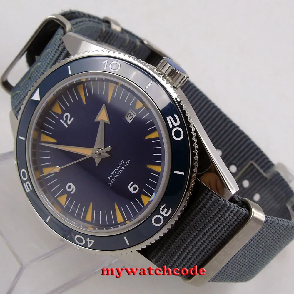 Мужские автоматические часы с синим циферблатом 41 мм 821A|watch automatic men|watch menwatch men |