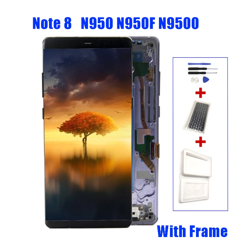 Протестировано для SAMSUNG GALAXY Note 8 ЖК-дисплей Note8 сенсорный экран дигитайзер сборка Замена для SAMSUNG Note 8 ЖК-дисплей