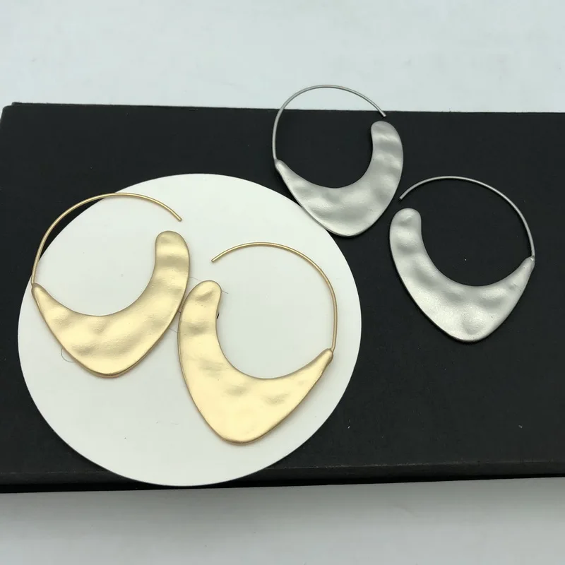 Модные металлические серьги-кольца TOTASALLY для женщин брендовые дизайнерские